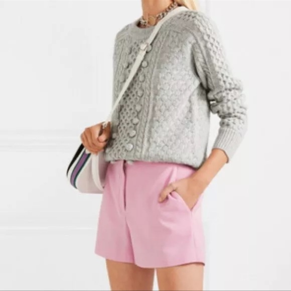 J. Crew Sweaters - J. Crew lambs wool blend grey Popcorn chunky cable-knit sweater Sz XL